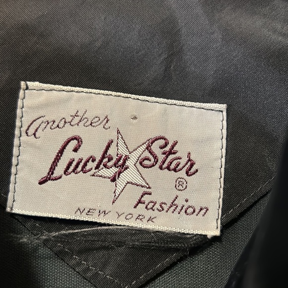 Vintage 1940’s velveteen top and taffeta wide skirt black dress. - Picture 3 of 8